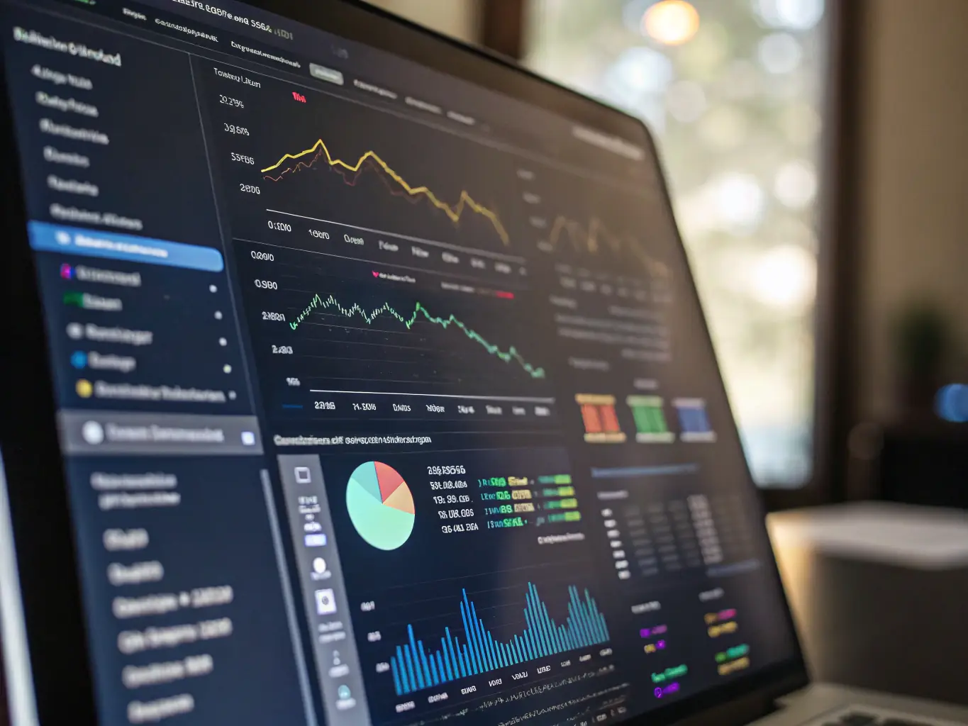 A sleek dashboard displaying a 20% increase in repeat sales and improved customer retention for an e-commerce client after implementing Wanna Scale?'s CRM automation.